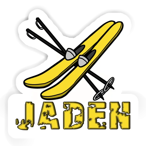 Ski Sticker Jaden Notebook Image