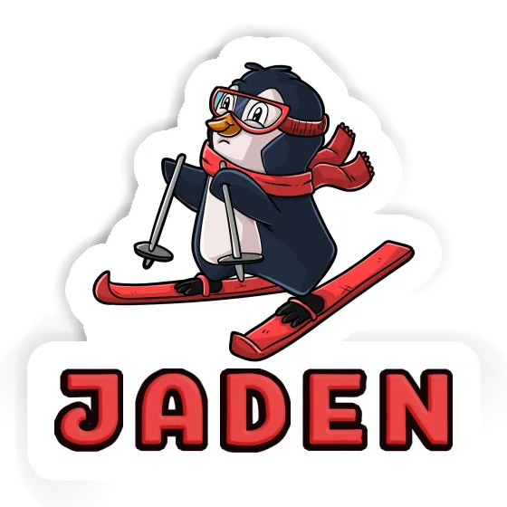 Skifahrerin Aufkleber Jaden Gift package Image