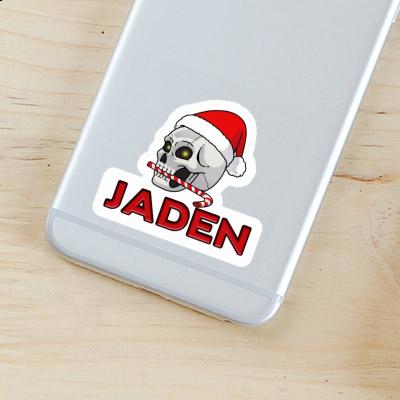 Aufkleber Jaden Weihnachtstotenkopf Laptop Image