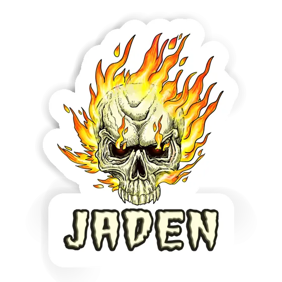 Skull Sticker Jaden Laptop Image