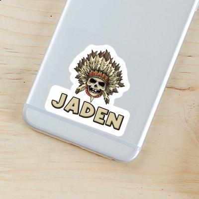 Jaden Sticker Kids Skull Laptop Image