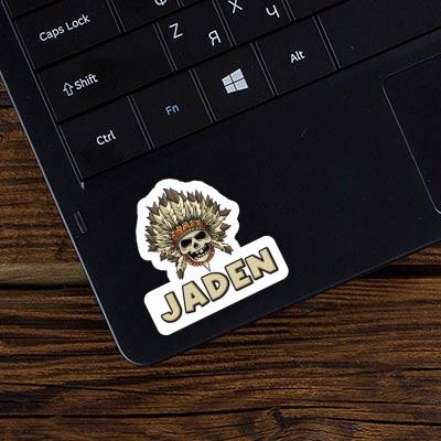 Jaden Sticker Kids Skull Notebook Image