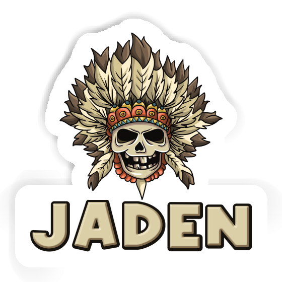 Jaden Sticker Kids Skull Image