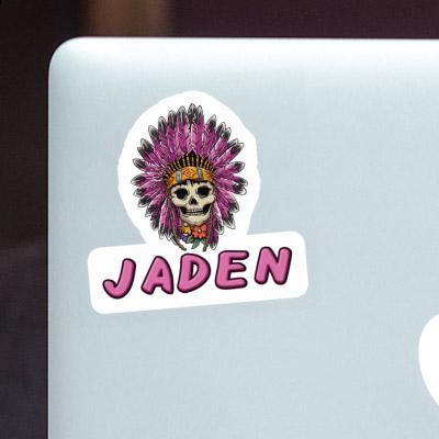 Sticker Jaden Lady Totenkopf Image