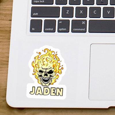 Sticker Skull Jaden Notebook Image