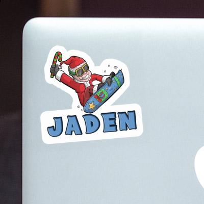 Sticker Jaden Snowboarder Laptop Image