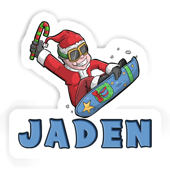 Sticker Jaden Snowboarder Image