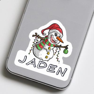 Snowman Sticker Jaden Gift package Image