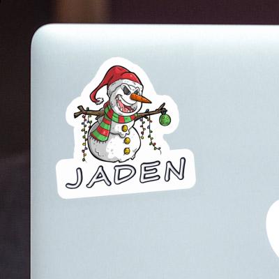 Snowman Sticker Jaden Gift package Image