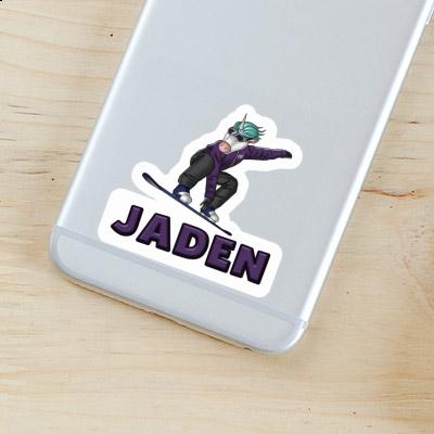 Sticker Jaden Snowboarder Gift package Image