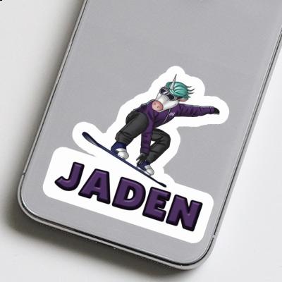 Sticker Jaden Snowboarder Gift package Image