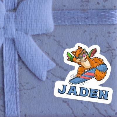 Sticker Jaden Snowboarder Image