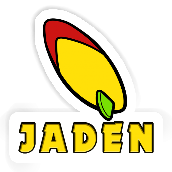 Jaden Sticker Surfbrett Laptop Image