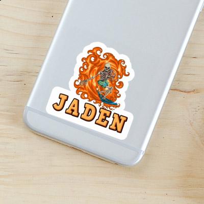 Sticker Jaden Surfer Notebook Image