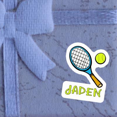 Sticker Jaden Tennis Racket Image