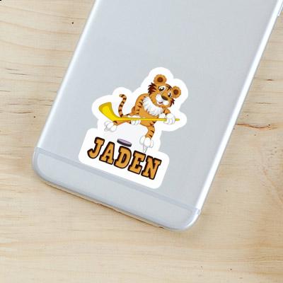 Sticker Eishockeyspieler Jaden Notebook Image