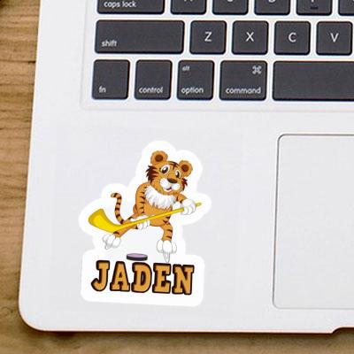 Sticker Eishockeyspieler Jaden Laptop Image