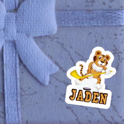 Jaden Sticker Ice-Hockey Player Laptop Image