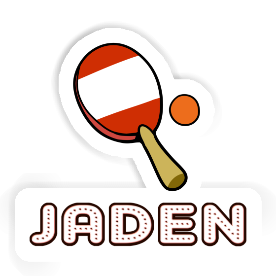 Table Tennis Racket Sticker Jaden Gift package Image