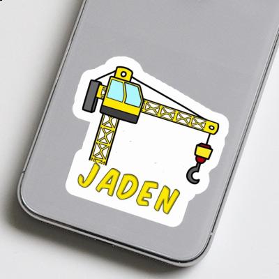 Grue à tour Autocollant Jaden Laptop Image