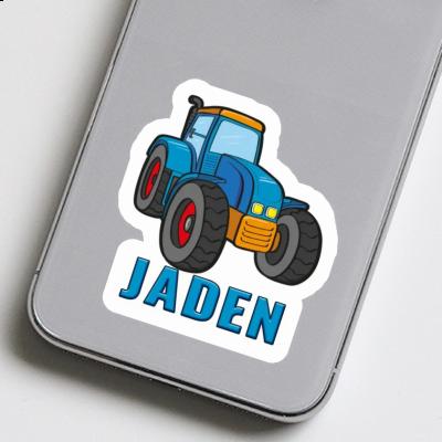 Sticker Jaden Tractor Notebook Image