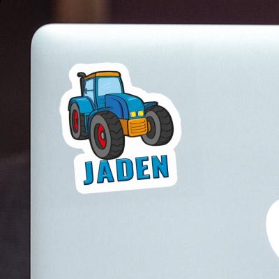 Sticker Jaden Tractor Notebook Image