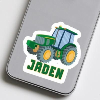 Jaden Sticker Tractor Notebook Image