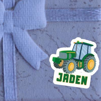 Jaden Sticker Tractor Notebook Image