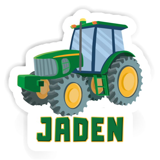 Jaden Sticker Tractor Notebook Image