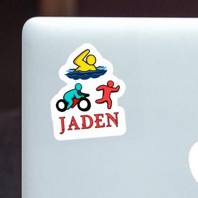 Sticker Triathlete Jaden Notebook Image