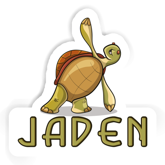 Yoga Turtle Sticker Jaden Gift package Image