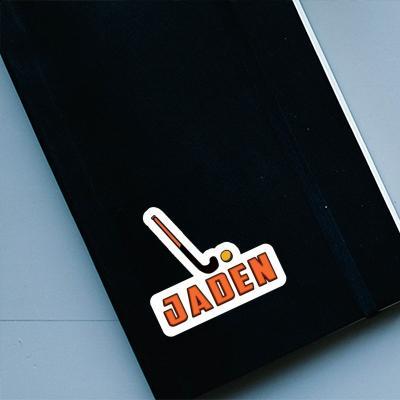 Floorball Stick Sticker Jaden Laptop Image