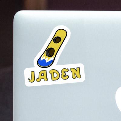 Jaden Sticker Wakeboard Laptop Image