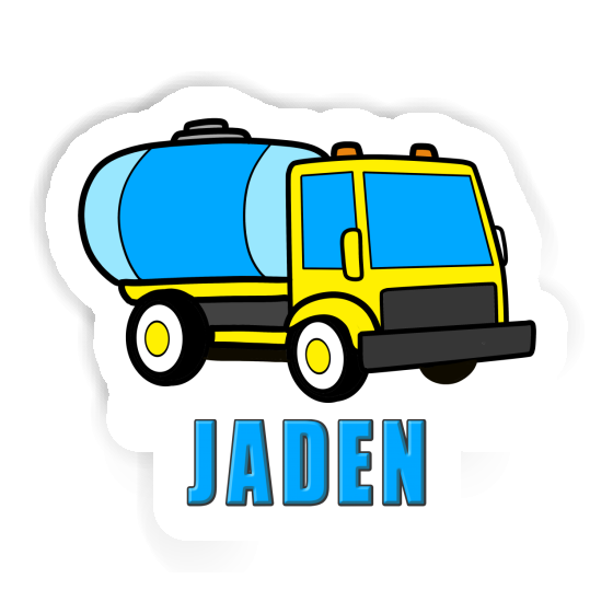 Autocollant Camion d'eau Jaden Laptop Image