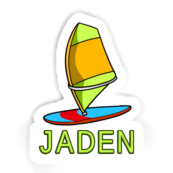 Jaden Sticker Windsurf Sail Notebook Image