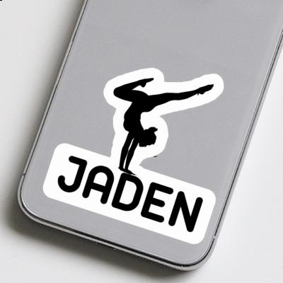 Sticker Jaden Yoga Woman Notebook Image