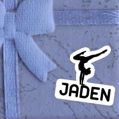 Sticker Jaden Yoga Woman Notebook Image