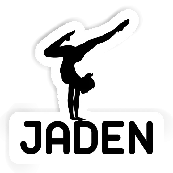 Sticker Jaden Yoga Woman Gift package Image