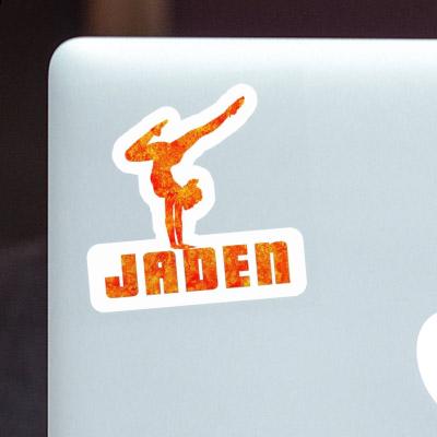 Sticker Yoga-Frau Jaden Image