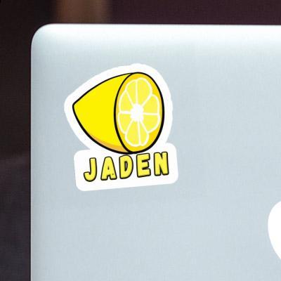 Autocollant Citron Jaden Laptop Image