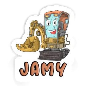 Sticker Jamy Excavator Image