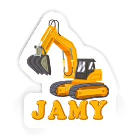 Jamy Aufkleber Bagger Image