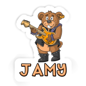 Autocollant Jamy Guitariste Image