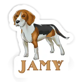Autocollant Jamy Beagle Image
