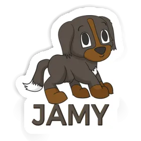 Jamy Autocollant Chien de bouvier Image