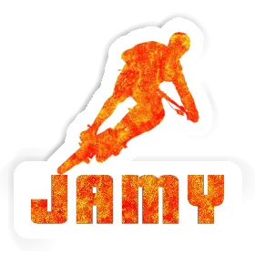 Jamy Autocollant Vététiste Image