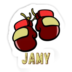 Sticker Boxing Glove Jamy Image