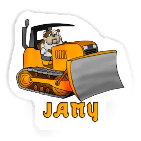 Sticker Jamy Bulldozer Image