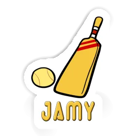 Jamy Sticker Kricketschläger Image