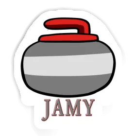 Autocollant Jamy Pierre de curling Image